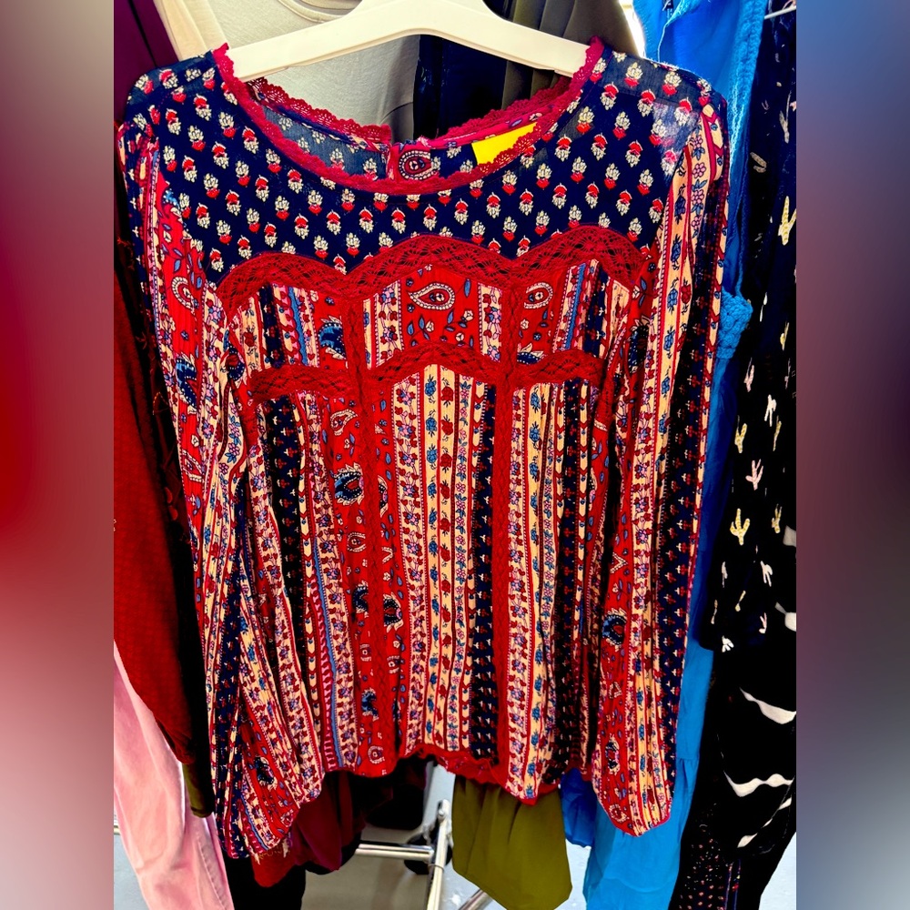 Maeve Multicolor Patterned Women's Bodysuit